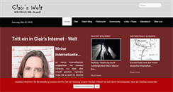 Desktop Screenshot of clairweb.de