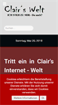 Mobile Screenshot of clairweb.de