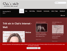 Tablet Screenshot of clairweb.de